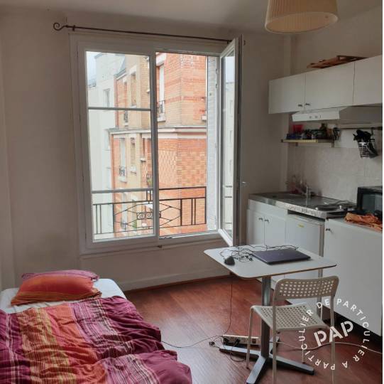 Location appartement studio Paris 20e
