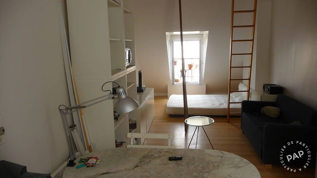Location appartement studio Paris 18e