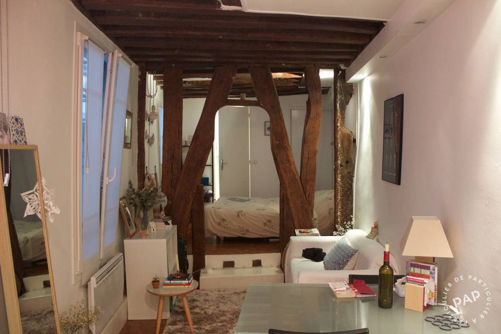 Location appartement studio Paris 3e