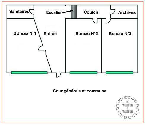 Vente et location Bureaux, local professionnel Clichy (92110) 52 m² 1.380 €