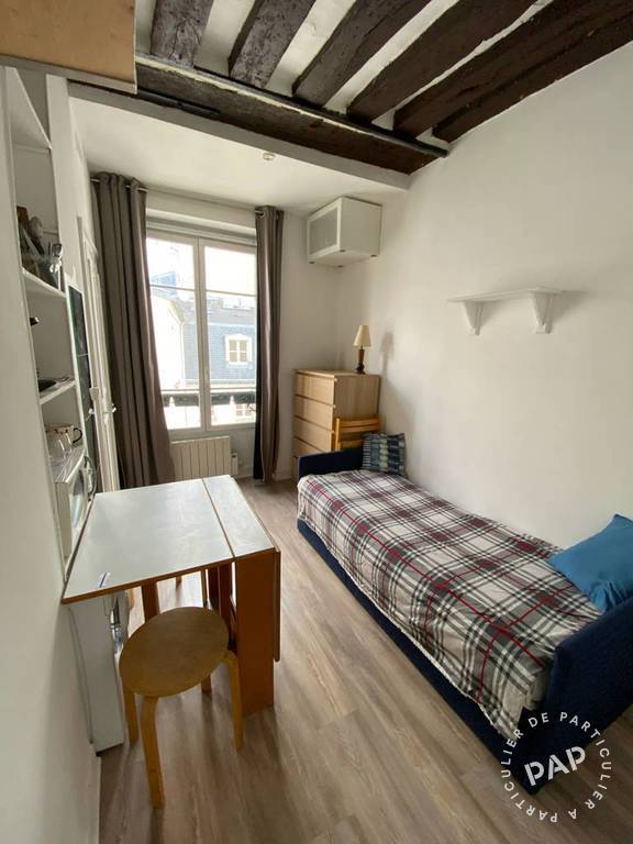 Location appartement studio Paris 4e