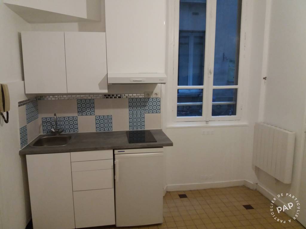 Location appartement studio Paris 20e