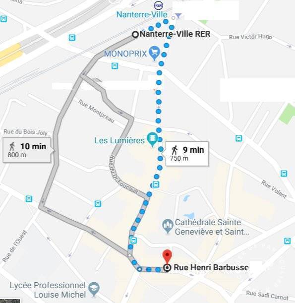 Location appartement studio Nanterre (92000)