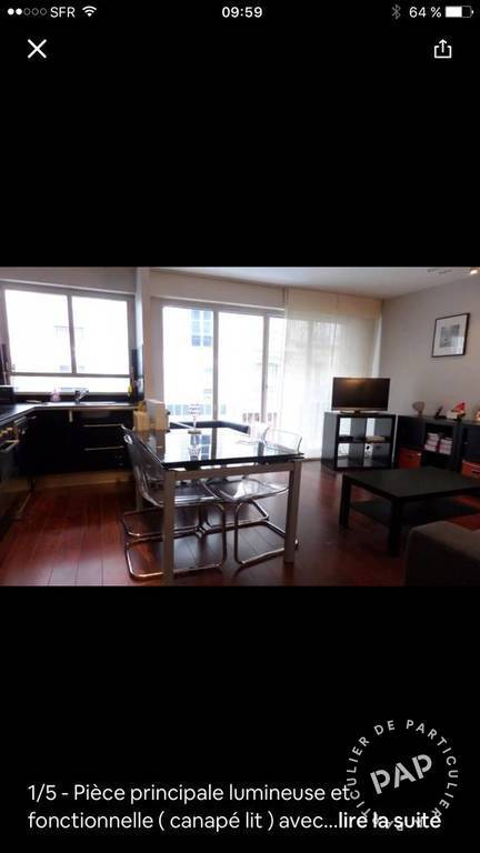 Location appartement studio Paris 6e
