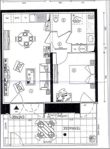 Location appartement 2 pièces Bordeaux (33)