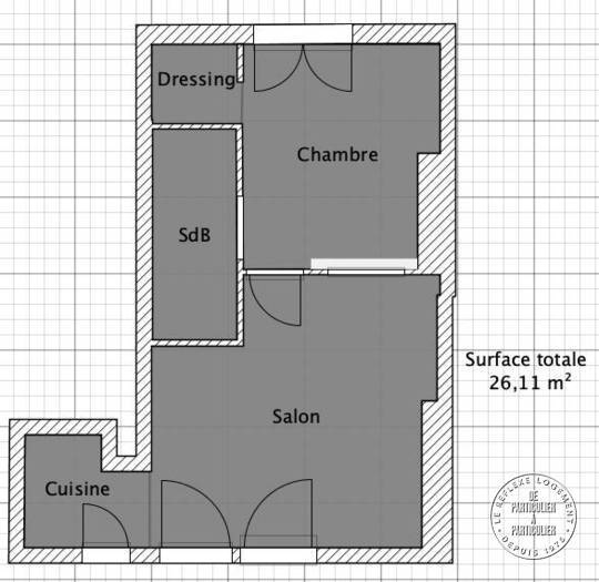 Vente appartement 2 pièces Paris 15e