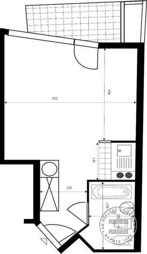 Vente appartement studio Paris 13e