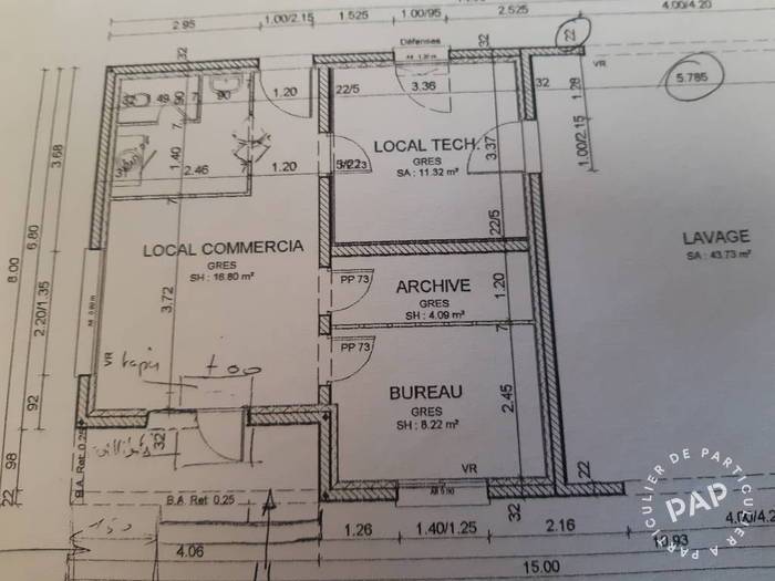 Vente et location Local commercial Mably (42300) 1.500 m² 2.200 €