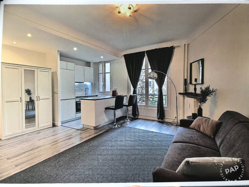 Location appartement studio Paris 17e