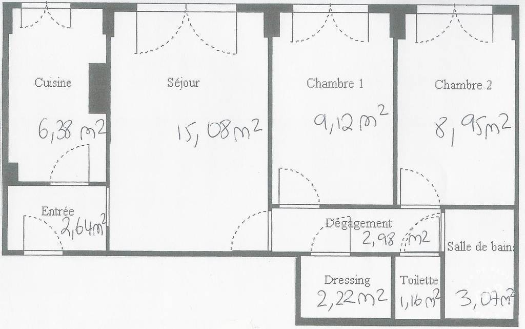 Vente appartement 3 pièces Paris 12e