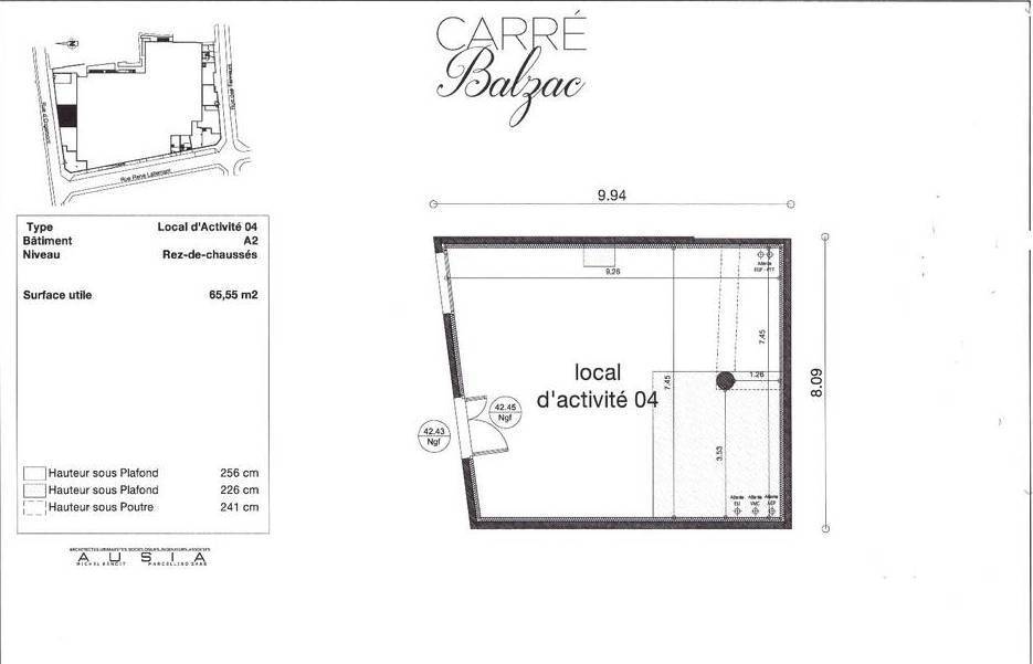 Location Local commercial Lagny-Sur-Marne (77400) 65 m² 1.800 €