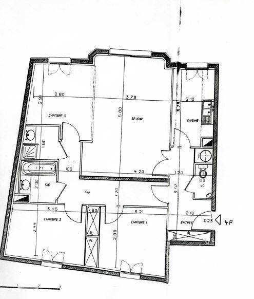 Vente appartement 4 pièces Paris 18e