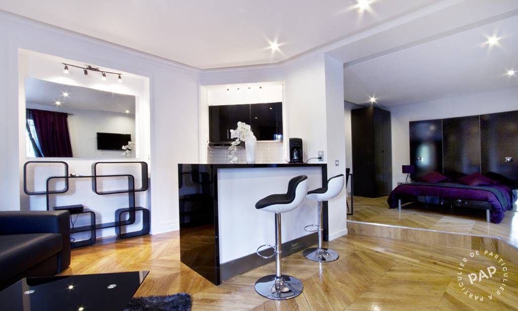 Location appartement studio Paris 16e