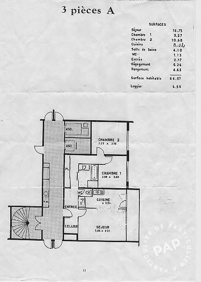 Vente appartement 3 pièces Viry-Châtillon (91170)