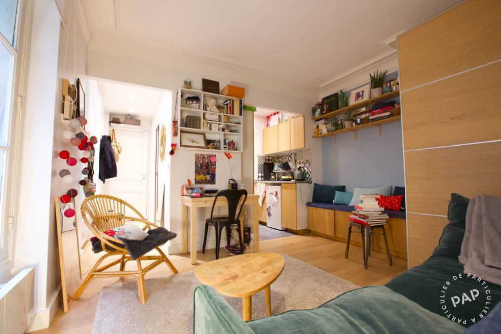 Vente appartement studio Paris 18e