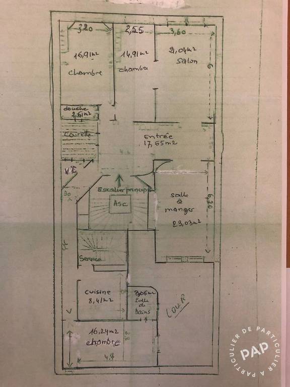 Vente appartement 5 pièces Paris 17e