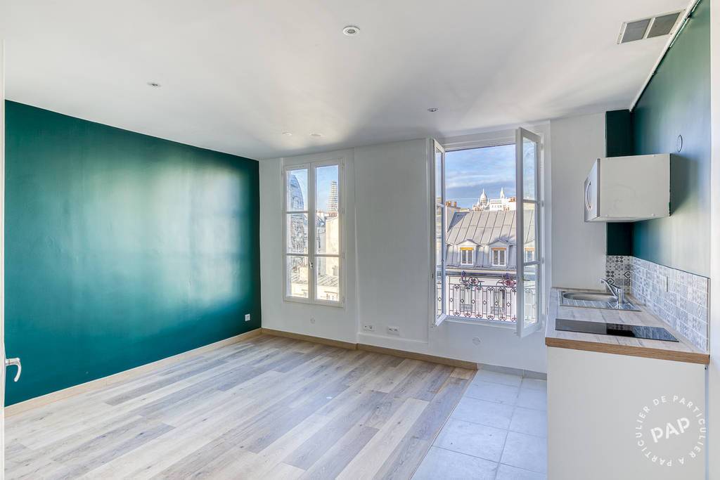 Vente appartement studio Paris 18e