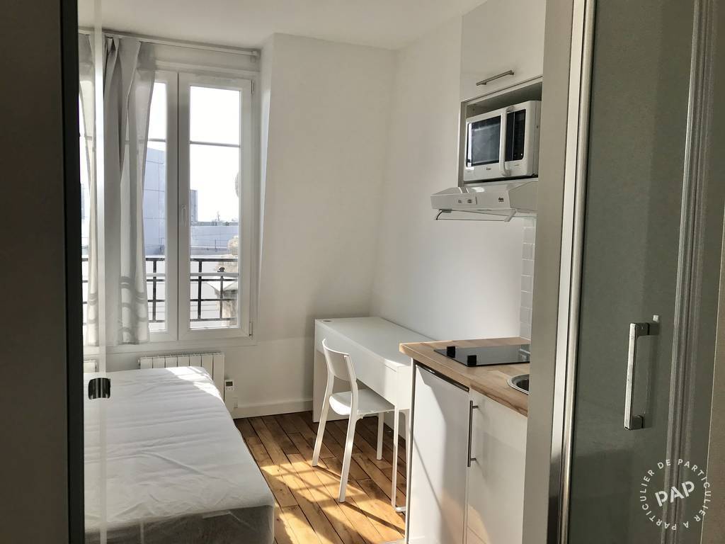Location appartement studio Paris 20e