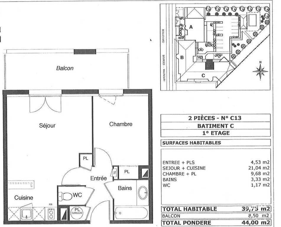 Vente Appartement Toulouse (31000) 42 m² 122.000 €
