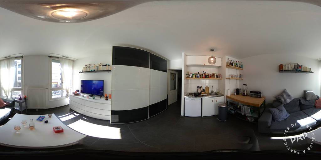 Vente appartement studio Paris 19e