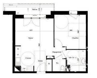 Vente appartement 2 pièces Annemasse (74100)