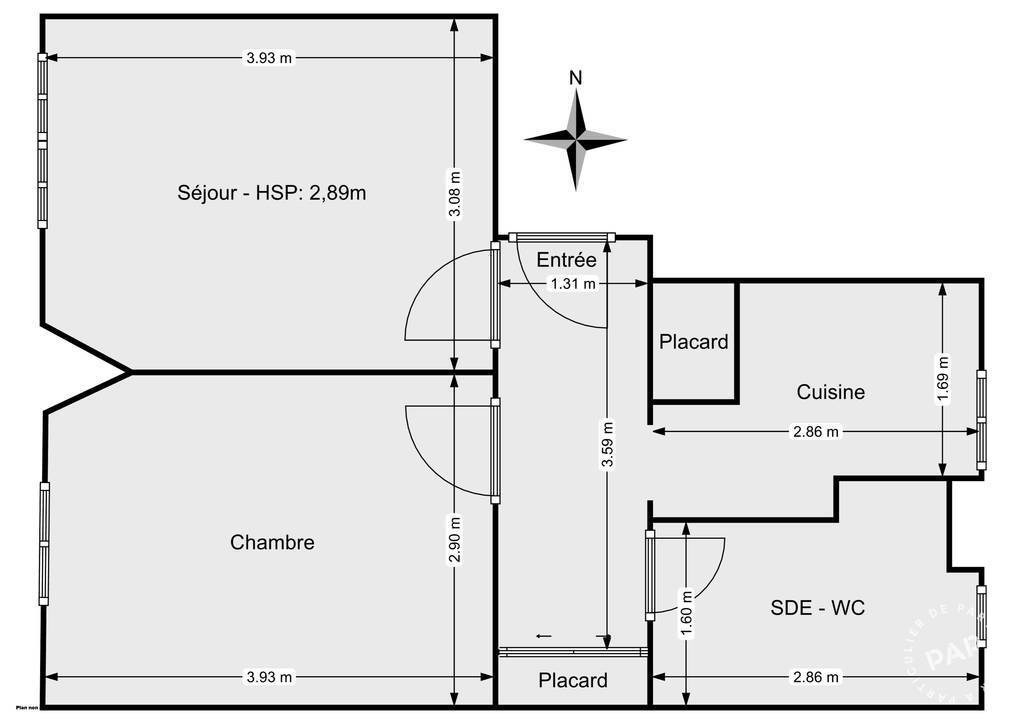 Vente appartement 2 pièces Bois-Colombes (92270)