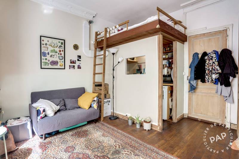 Vente appartement studio Paris 18e