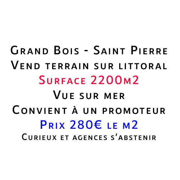 Vente Terrain Saint-Pierre (97410) 616.000 €