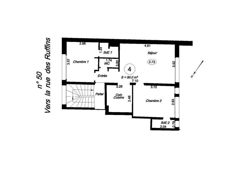 Vente appartement 3 pièces Montreuil (93100)
