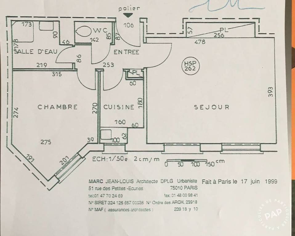 Vente appartement 2 pièces Paris 3e