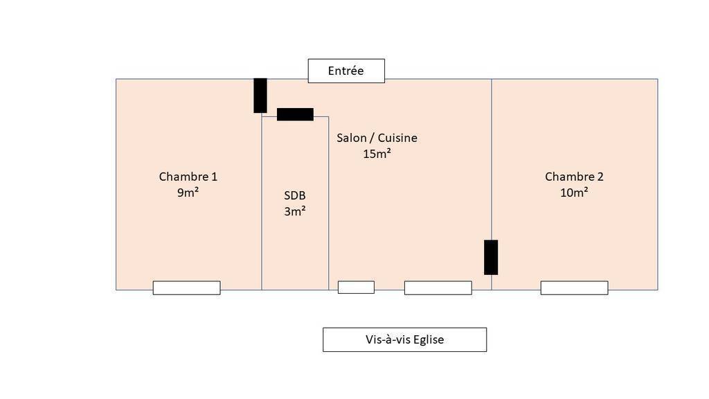 Vente appartement 3 pièces Paris 11e