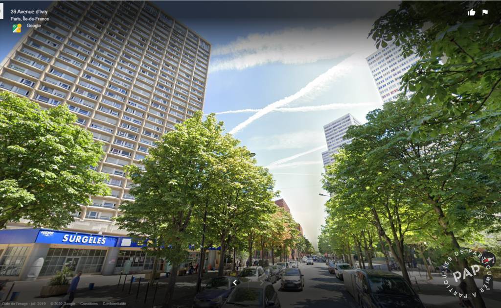 Vente appartement studio Paris 13e