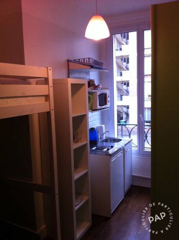 Location appartement studio Paris 16e