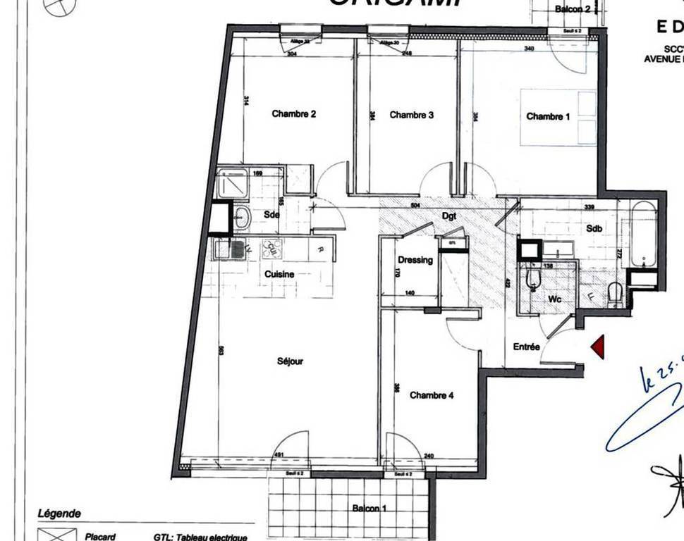 Appartement a louer bezons - 4 pièce(s) - 94 m2 - Surfyn