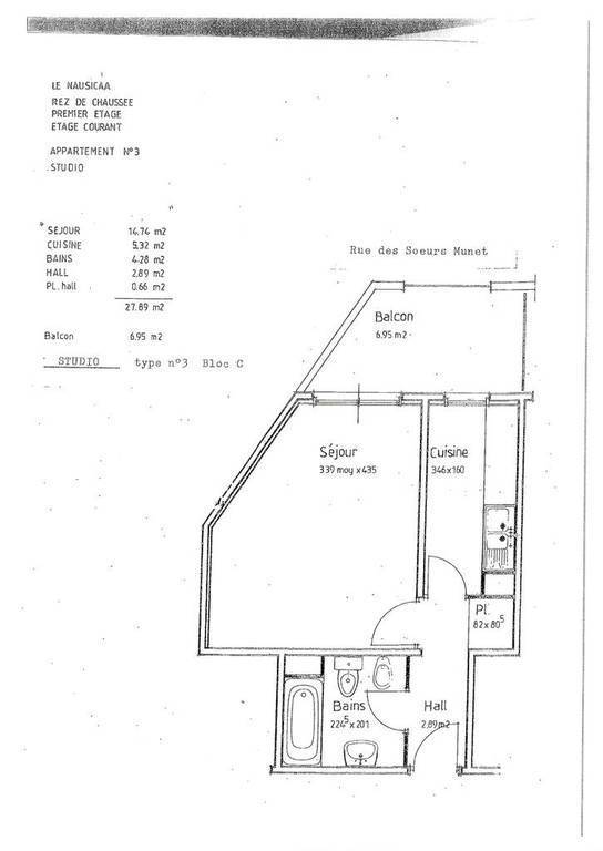 Vente appartement studio Menton (06500)