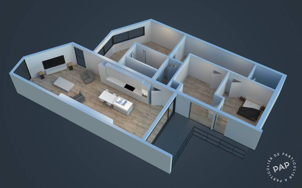 Vente appartement 5 pièces Montreuil (93100)