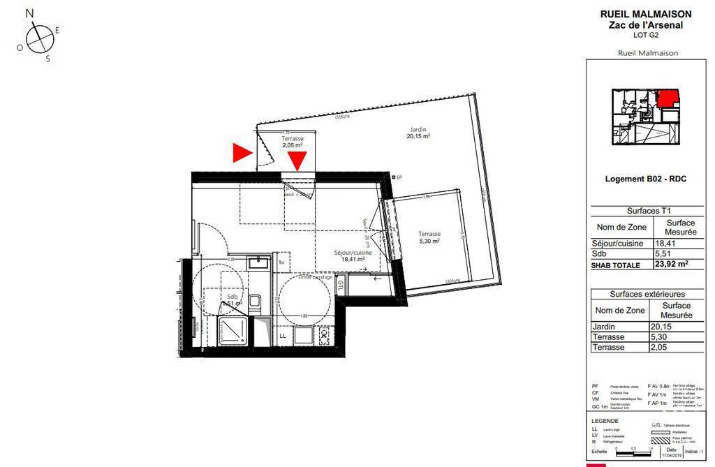 Vente appartement studio Rueil-Malmaison (92500)