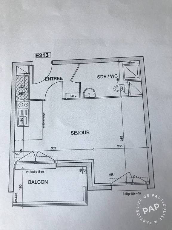 Vente appartement studio Montévrain (77144)