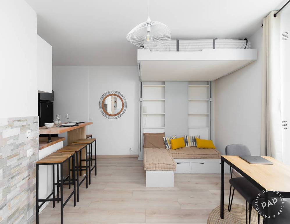 Vente appartement studio Paris 19e