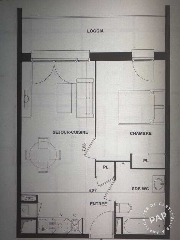 Vente appartement 2 pièces Cenon (33150)