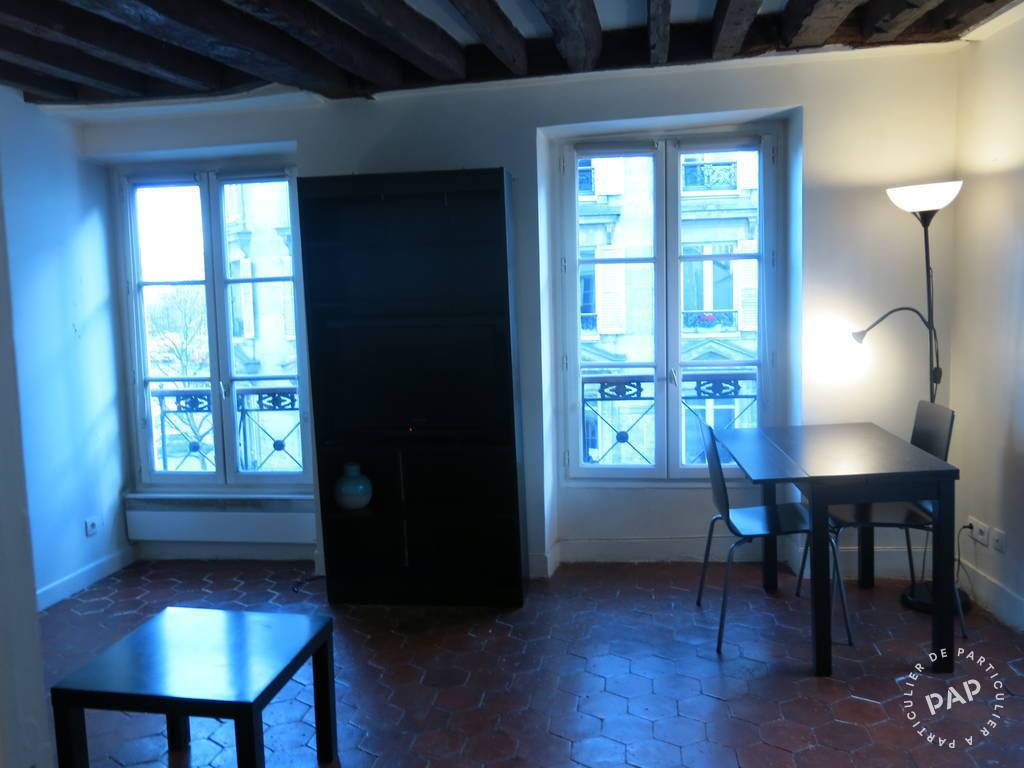 Location appartement studio Paris 4e