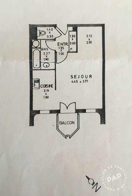 Vente appartement studio Draveil (91210)