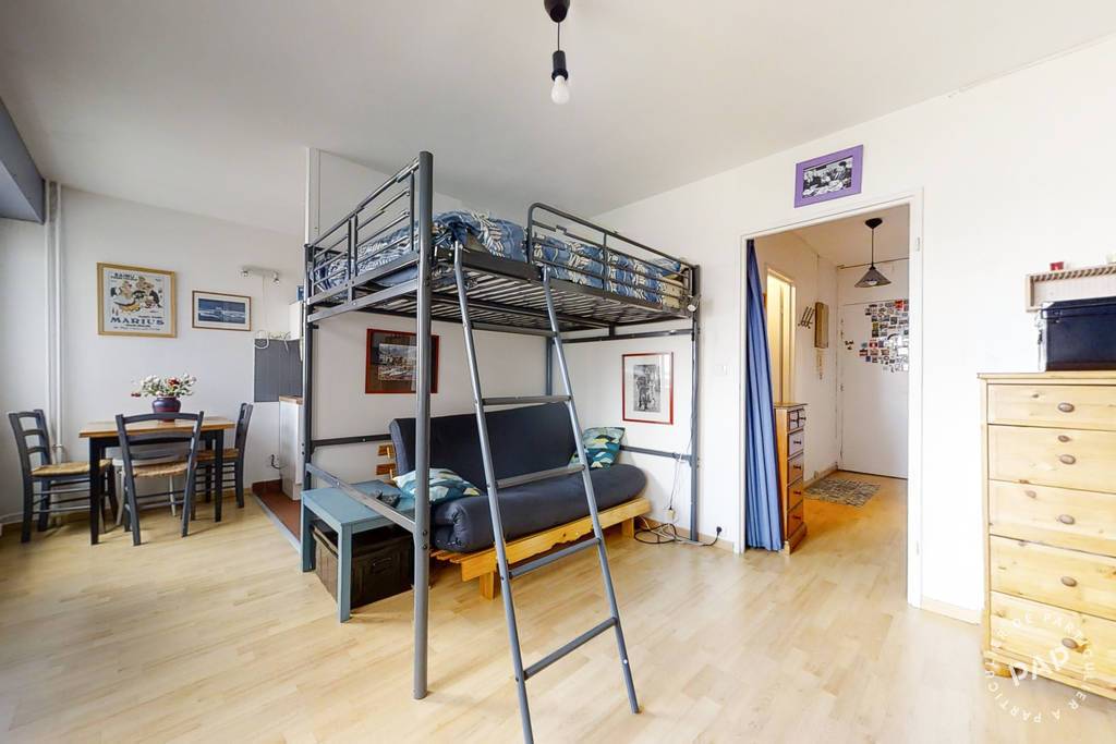 Vente appartement studio Paris 19e
