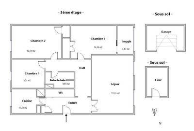 Vente appartement 4 pièces 90 m² Villeurbanne (69100) - 309.000 €