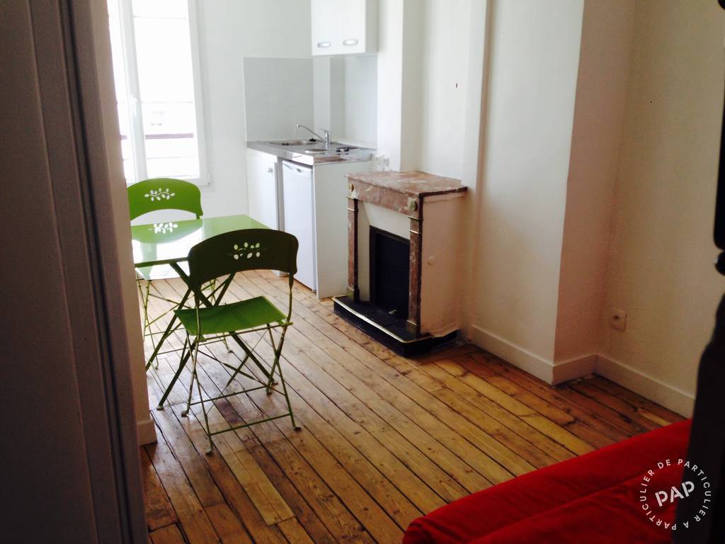Location appartement studio Paris 18e
