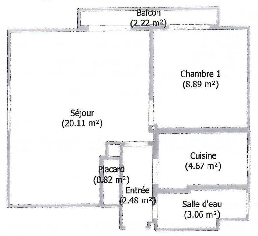 Location appartement 2 pièces Noisy-le-Grand (93160)
