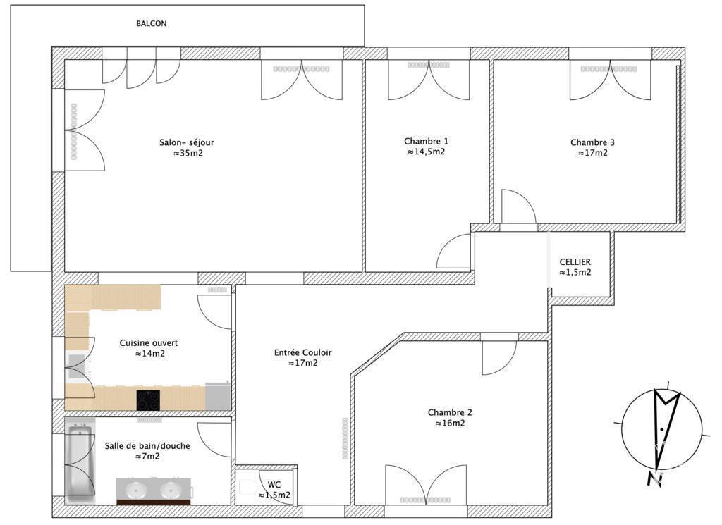 Vente appartement 5 pièces Marange-Silvange (57535)