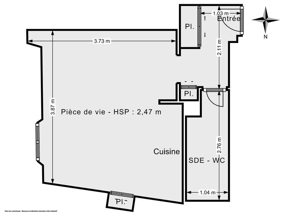 Vente Appartement Le Luc (83340) 22&nbsp;m² 45.000&nbsp;&euro;