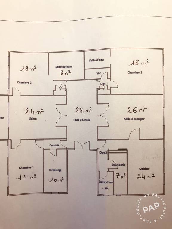 Vente appartement 6 pièces Marseille 8e