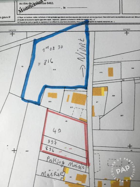 Vente Terrain La Rochénard 184.300 €